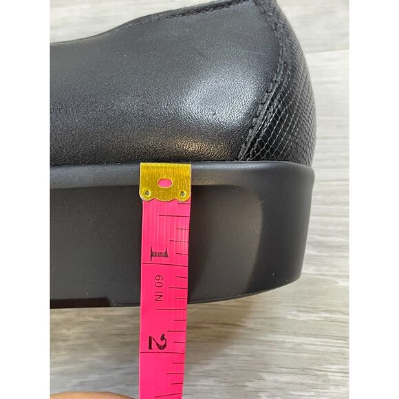 SAS Nora Women's Loafer Driving Wedge Slip-On Leather 9.5 Black Comfort Shoes - Picture 10 of 11